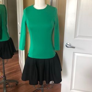 ASOS button back drop waist dress